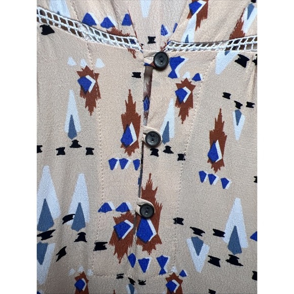 Anthropologie Dolan Wanderlust Southwestern Aztec Print Dress Size Medium - Picture 6 of 12